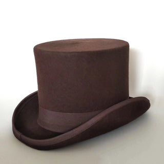 Pink 100% Wool Hat Top Mad Hatter Black White Magic Hat Feather Accessories
