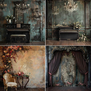 Photography Background Vintage Texture Grunge Wall Adult Birthday Wedding Maternity Portrait Decor Backdrop Photo Studi