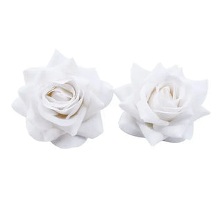 10PCS Silk Red Roses Bridal Accessories Clearance Artificial Flowers for Home Wedding Decoration Diy A Cap Gifts Box Scrapbook