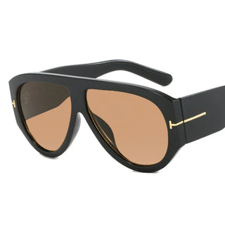 Trend Oversized Pilot Sunglasses Luxury Brand Designer Shades Big Frame Windproof Popular Punk Sun Glasses UV400