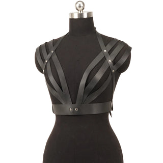 Fashion Belt Punk Waist-to-Shoulder Leather Body Harness Casual Wild Decoration Belts Gothic Clothing Accessories