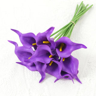 2/5Pieces Real Touch Calla Lily Romantic Artificial Flower Home Decoration Faux Flowers