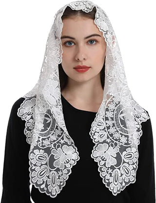 Veil Spanish Style Lace Mantilla Women Head Covering Catholic Veil