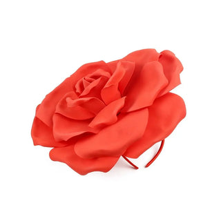 Exaggerated Rose Flowers Fascinator Hat Wedding Bridal Makeup Prom Photo Shoot Mardi Gras Headpiece