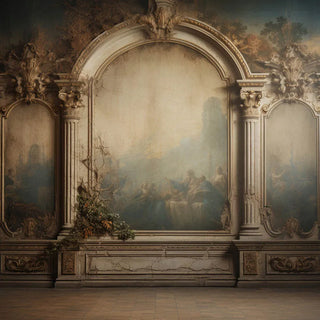 Mehofond Photography Background Old Europe Textured Wall Halloween Birthday Wedding Maternity Portrait Decor Backdrop Photo Studio