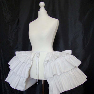 Petticoat Lovely Skirt Support Elastic Waist Half Skirt Vintage Ruffle Cosplay