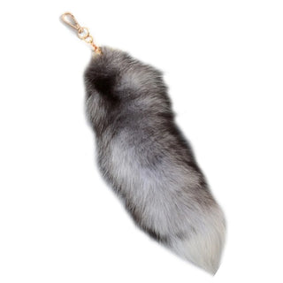40cm Furry Animal Tails Keychain Gifts Cute Plush Fox Tail Keyrings for Designer bag accessory Bag Car Key Charms Wholesale