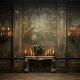 Mehofond Photography Background Old Europe Textured Wall Halloween Birthday Wedding Maternity Portrait Decor Backdrop Photo Studio