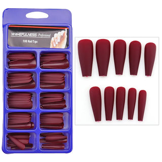 Long Matte Nails Beauty Nails Cute Stiletto Nails Long Pointy 100pcs/Box  Matte Black Stiletto Nails - Full Set  Edgy Black N