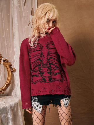 Skeleton sweater, Halloween fashion