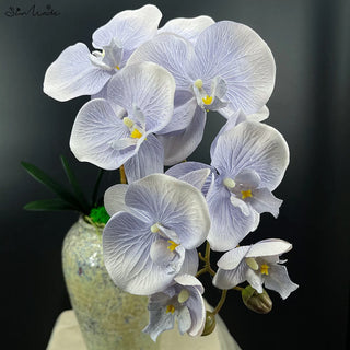 Heads Big Artificial Orchid Butterfly Orchids Home Wedding Decoration Silk Artificial Flowers Flores Artificales