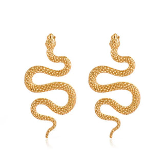 Halloween Snake Stud earrings, Fashion Gothic Personalized Earrings Trend Rock Jewelry