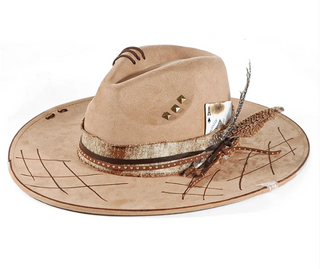 Retro Suede Fedora Hat Feather Accessories Fedora jazz Cap Panama Fashion Party Hats Autumn 2024