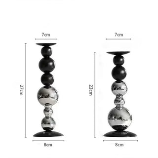 Metal Candle Holder Antique Wedding Bar Hotel Retro Atmosphere Candlestick Church Prayer Candlelight Desktop Home Decoration