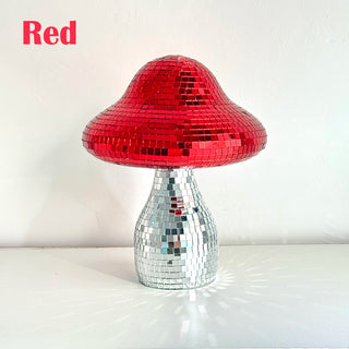 Dreamy Disco Mushroom Handmade Ornament Reflective Home Decor for Living Room Bedroom Patio Party Wedding Gift Light Decoration