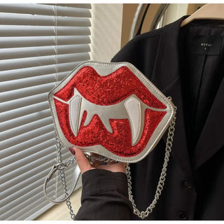 Fashion Interior Compartment Crossbody Bags High Quality Halloween handbags Soft Zipper Fang bag