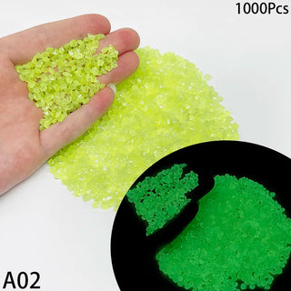 Glow Bug prop 1000pcs Glow In The Dark Garden Pebbles Glow Stones Outdoor Garden Pebbles Fish Tank Walkways Path Patio Lawn Decor Glow Gravel