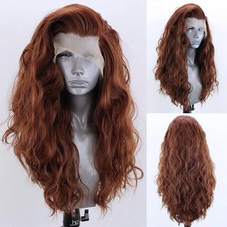 Synthetic Lace Front Wigs for Women White Blonde Lace Wig Heat Resistant Fiber Natural Hairline Cosplay Party Wigs