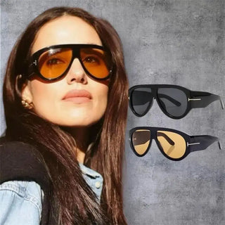 Oversized Sunglasses Luxury Designer T Fashion Pilot Sun Glasses