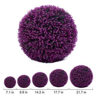 Ball Plant Topiary Faux Boxwood Decorative Balls for Backyard Balcony Garden Wedding Home Decor