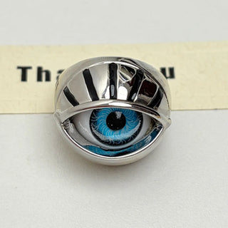 EYE Sphere-shaped openwork ring