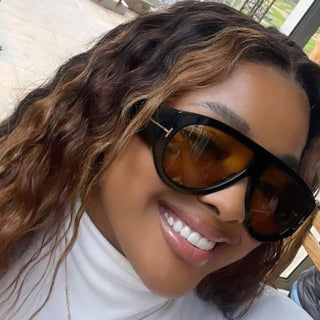 Oversized Sunglasses Luxury Designer T Fashion Pilot Sun Glasses