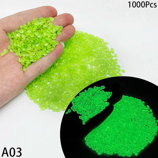 Glow Bug prop 1000pcs Glow In The Dark Garden Pebbles Glow Stones Outdoor Garden Pebbles Fish Tank Walkways Path Patio Lawn Decor Glow Gravel