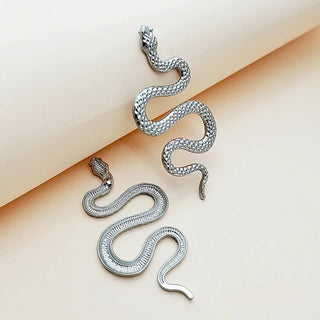Halloween Snake Stud earrings, Fashion Gothic Personalized Earrings Trend Rock Jewelry