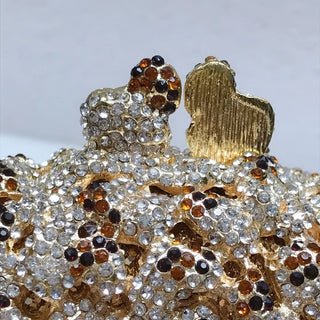Elegant Crystal Popcorn Clutch Bags for Women Party Purse Red Evening Bags Wedding Bridal Day Clutches