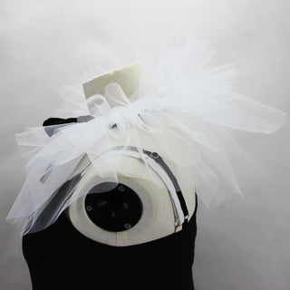 Tulle Ruffled Neck Collar Clown Mesh Choker Ruffle Collar Medieval Victorian Costume Collar