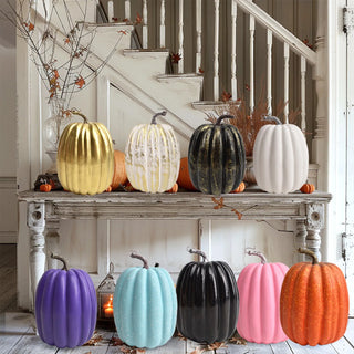 High-Quality Decorative Faux Pumpkins For Halloween & Thanksgiving Centerpieces Household Supplies Household Merchandises