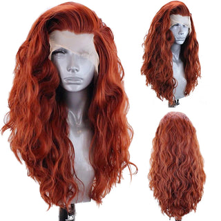Synthetic Lace Front Wigs for Women White Blonde Lace Wig Heat Resistant Fiber Natural Hairline Cosplay Party Wigs