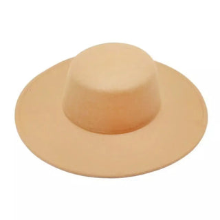 Hepburn Style Women Flatcap New French Elegant Flat-top Cap Dame Hat Retro Wide Brim Felt Hat Women