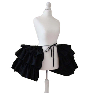 Petticoat Lovely Skirt Support Elastic Waist Half Skirt Vintage Ruffle Cosplay
