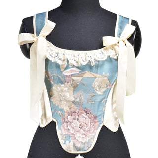 Tie Up Corset TankTop for Women Slimming Body Shaper LaceUp Tied Waist Trainer Girdle Teens Girl LolitaStyle Bustier Wholesale