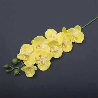 69cm Artificial Phalaenopsis Flower Branches Real Touch Faux Orchid Stems for Floral Arrangement Wedding Party Home Decoration
