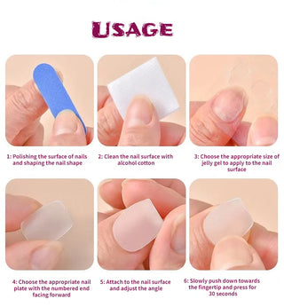 10Pcs Handmade Manicure Short Almond Fake Nails Summer New Cute Style Limited Nails Design with Adhesive Nail File Set