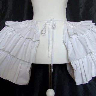 Petticoat Lovely Skirt Support Elastic Waist Half Skirt Vintage Ruffle Cosplay