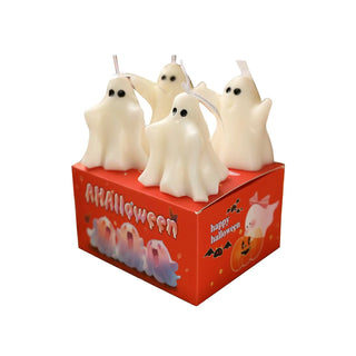 Festive Halloween Candles Creative Free Gift Box Premium Atmosphere Aromatherapy Candles Ghost Figurines Sculptures Candles