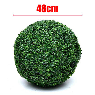 Ball Plant Topiary Faux Boxwood Decorative Balls for Backyard Balcony Garden Wedding Home Decor