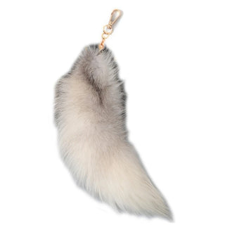 40cm Furry Animal Tails Keychain Gifts Cute Plush Fox Tail Keyrings for Designer bag accessory Bag Car Key Charms Wholesale