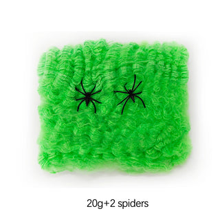 Halloween Decoration Party Accessories Decorations for Events Scream Festa Spider Web Black Outdoor Props Haunted House Spider
