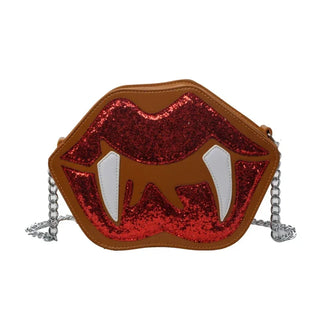 Fashion Interior Compartment Crossbody Bags High Quality Halloween handbags Soft Zipper Fang bag