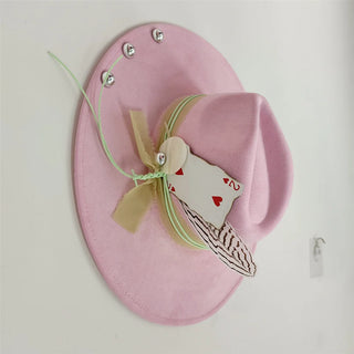 Retro Suede Fedora Hat Feather Accessories Fedora jazz Cap Panama Fashion Party Hats Autumn 2024