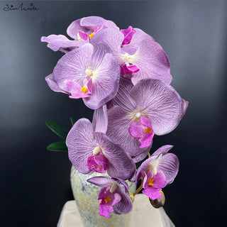 Heads Big Artificial Orchid Butterfly Orchids Home Wedding Decoration Silk Artificial Flowers Flores Artificales