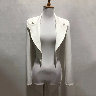 Black Tailcoat Sexy Leading Dancer Jazz Dance Groups Performance Costume Nightclub Party Carnival Show Stage Wear