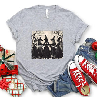 Vintage Girls Will Be Girls Witch Shirt Funny Witch Shirts Tees Halloween Women Vintage Clothes Witchy Vibes Graphic T Shirts