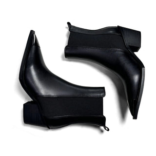 Slim Ankle Boots Fashion Elegant Pointed Toe Shoes Thin Women's Morder Short Booties big size 42 43 44