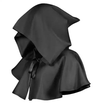 Halloween Costume for Women Hood Tulle Cape Cloak Black White Red Wedding Bridals Floor Length Soft Mesh Christmas Cloaks
