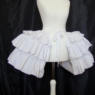 Petticoat Lovely Skirt Support Elastic Waist Half Skirt Vintage Ruffle Cosplay